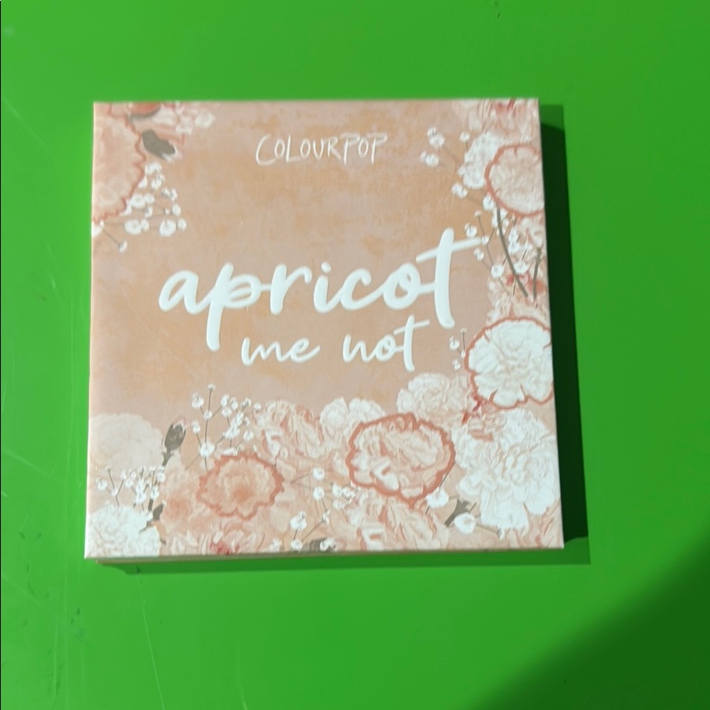 ColourPop Apricot Me Not Floral Palette